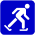 sign skating blue
